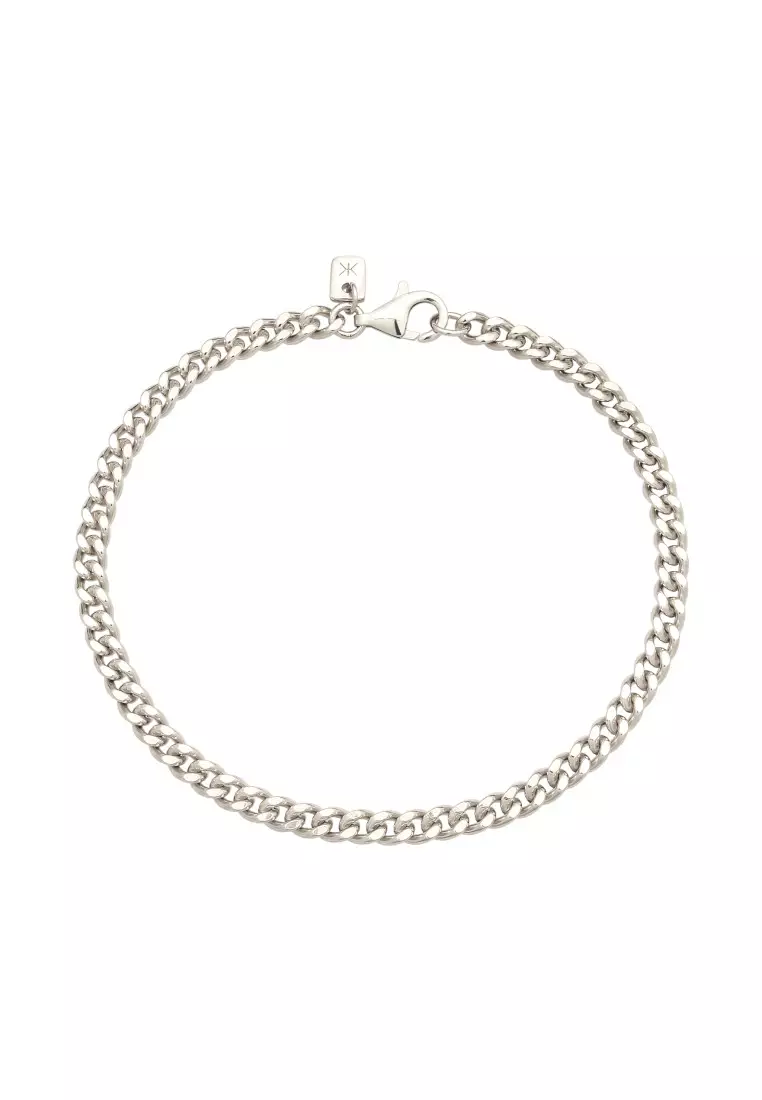 EXCLUSIVE Gelang Perhiasan Perak 925 Pria Big Curb Chain