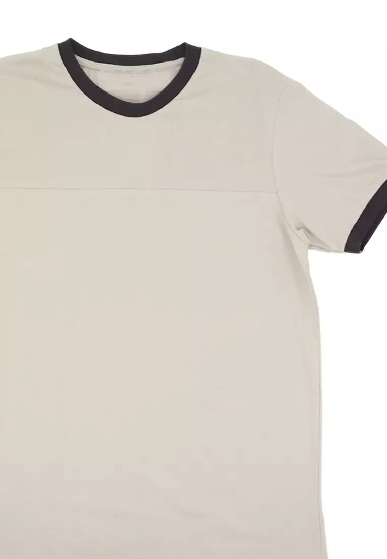 Men's Basic Cut & Sew Ringer T-Shirt - Peyote