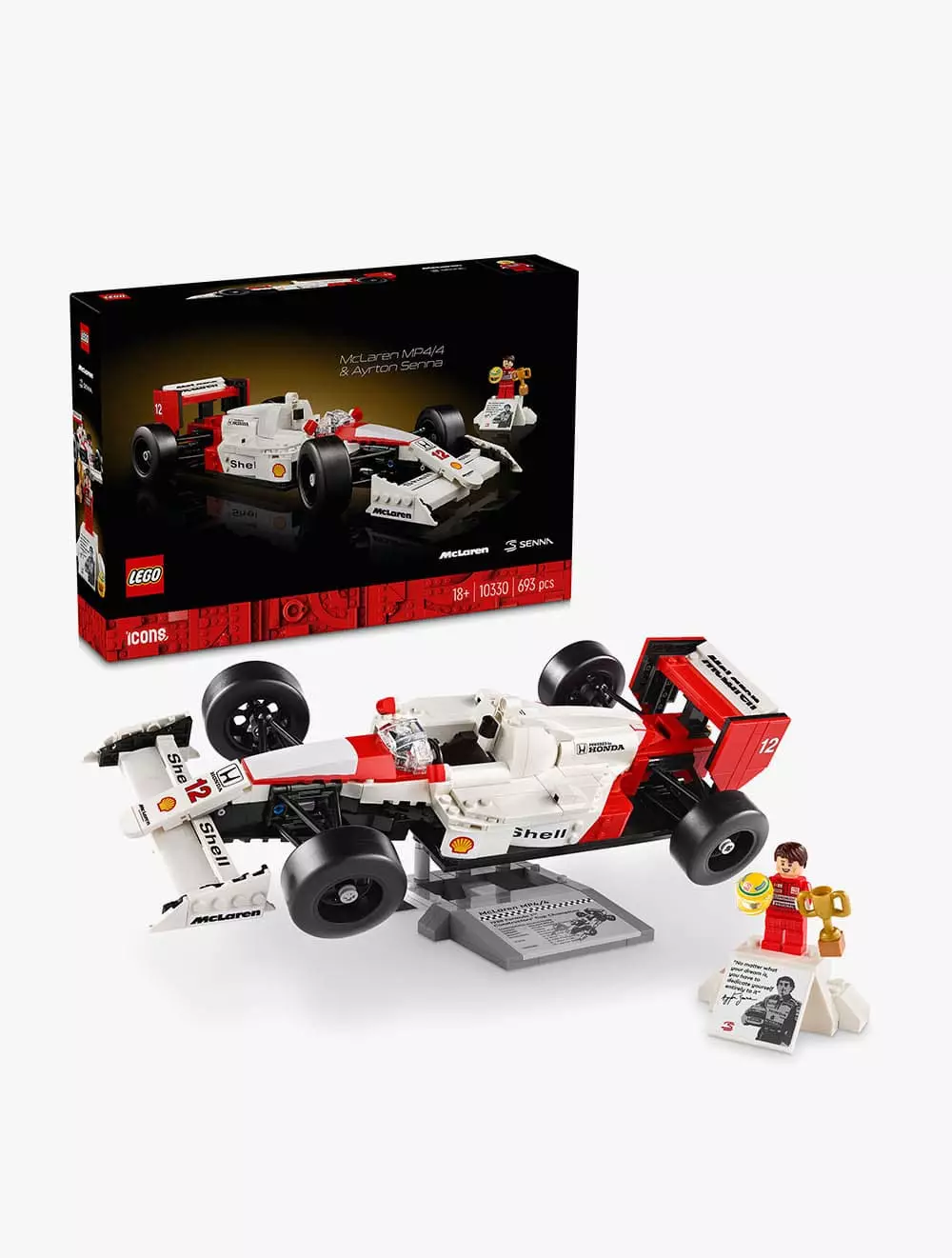 LEGO® Icons McLaren MP4/4 & Ayrton Senna - 10330