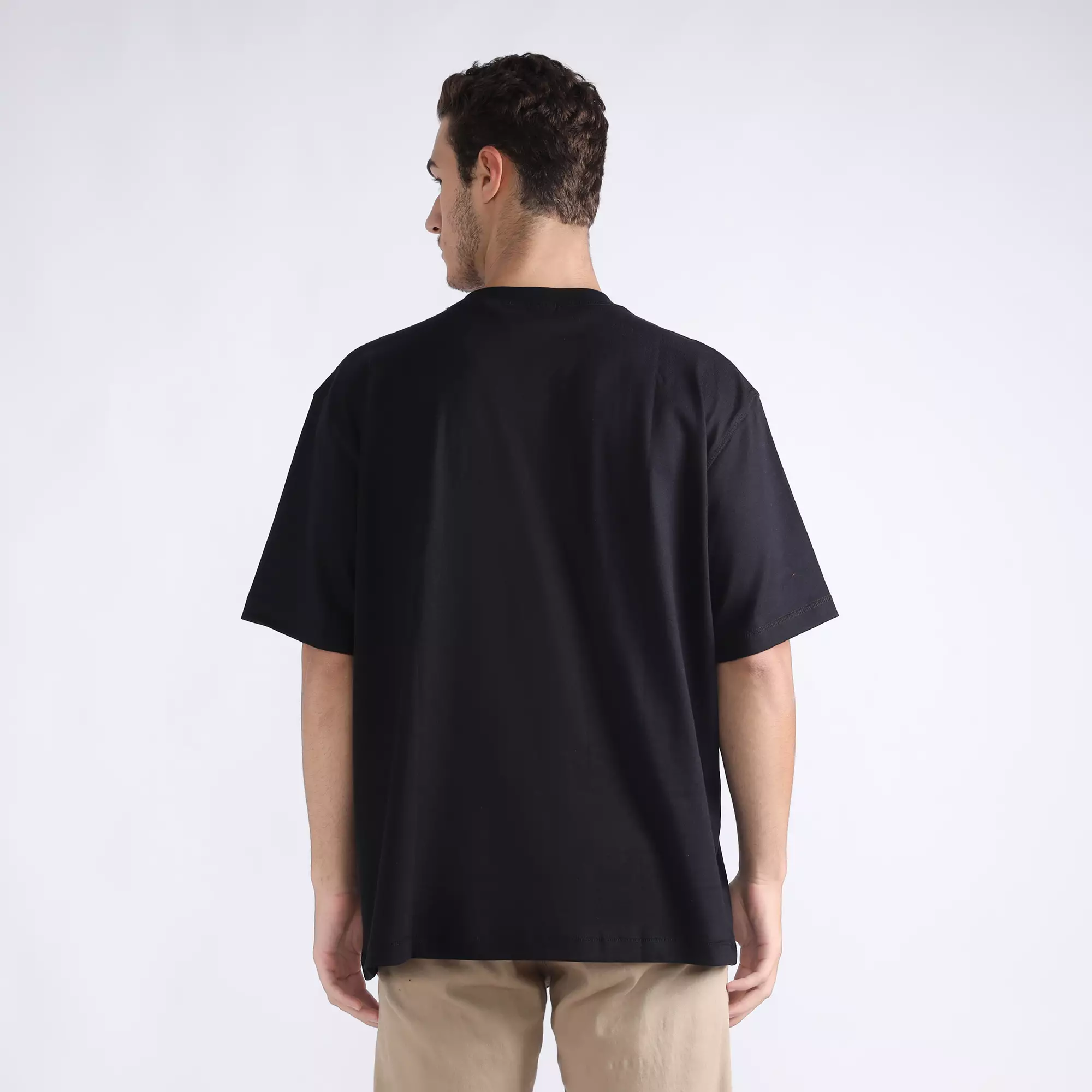 FACILITY by Larusso  - Oddie Oversize T-Shirt Tee - Jet Black