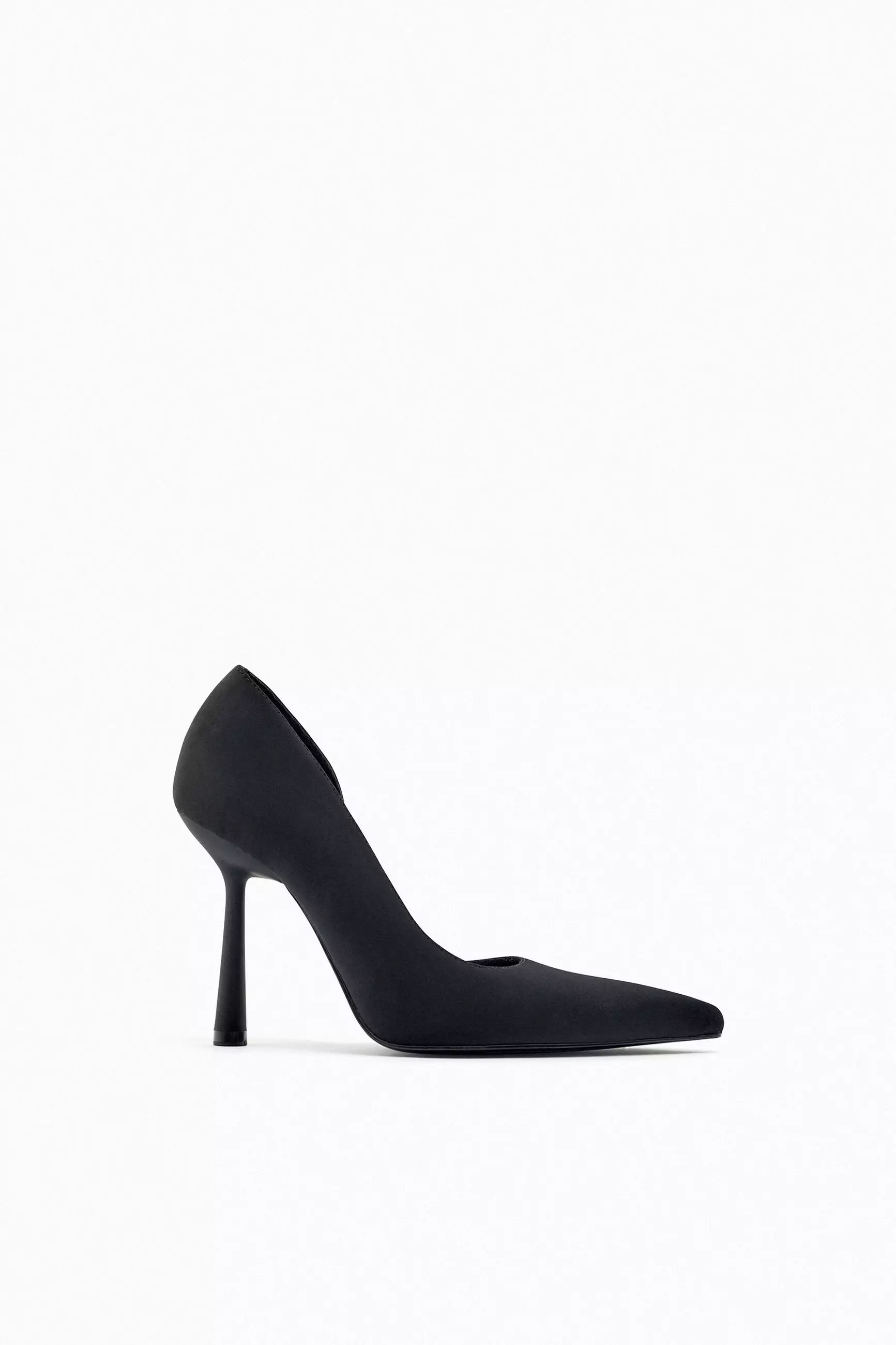 Zara black high heels top