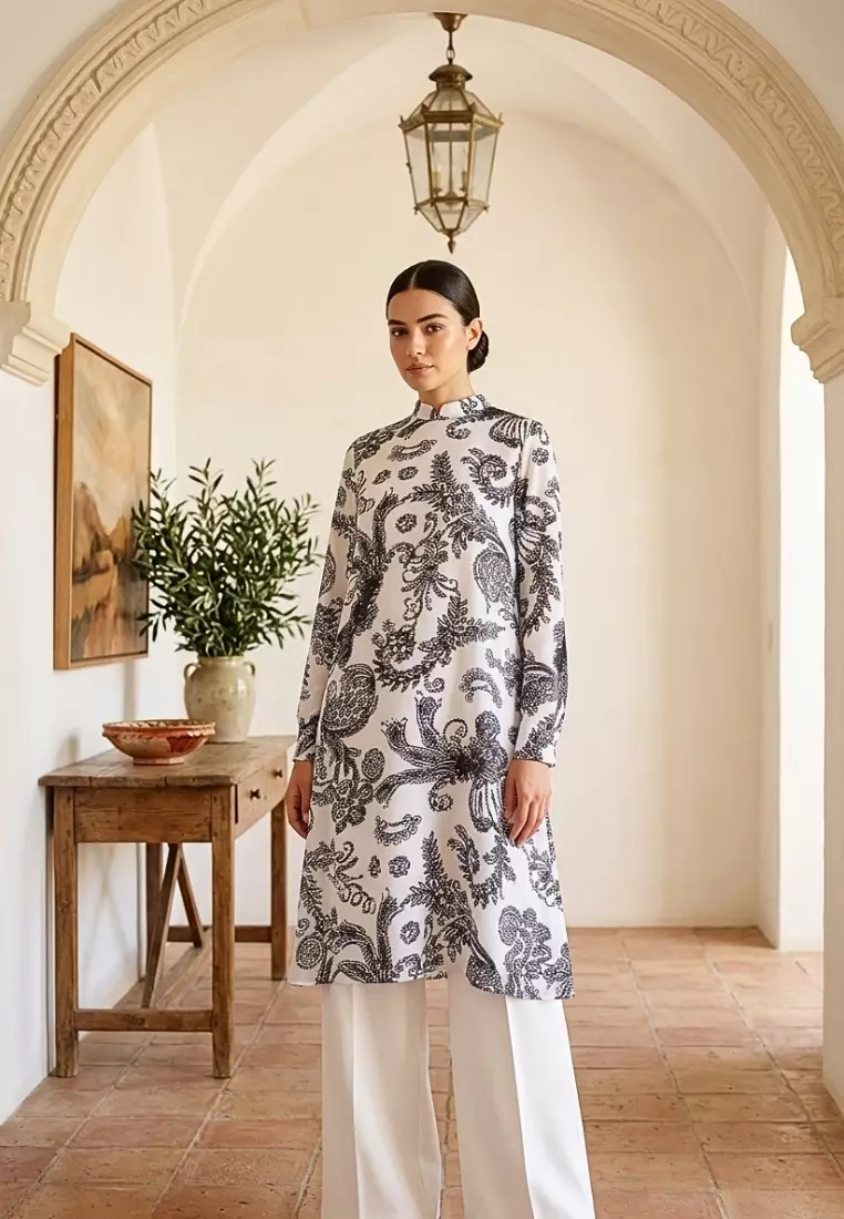 Tunik Pasley Modern Kekinian In White By Brilliant Girl Warna PUTIH