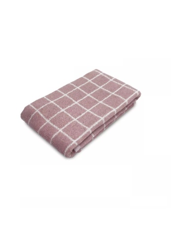 Jean Perry pink Jean Perry Kartell Reversible 100% Cotton Hand Towel - Light Pink 49478HLD26F653GS_1