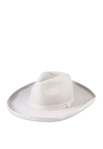 Rubi 白色 Andie Flipped Brim Rancher Hat 3A761AC1261CAAGS_1