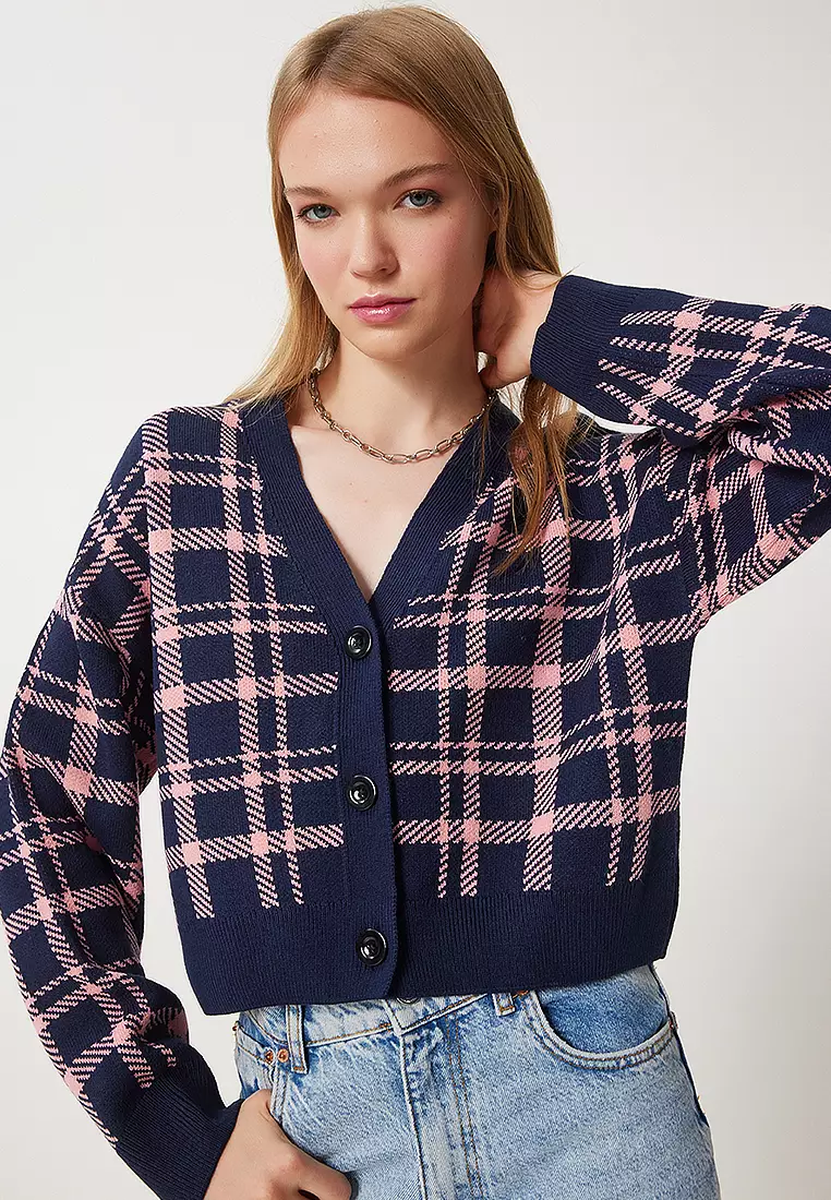Plaid Cardigan