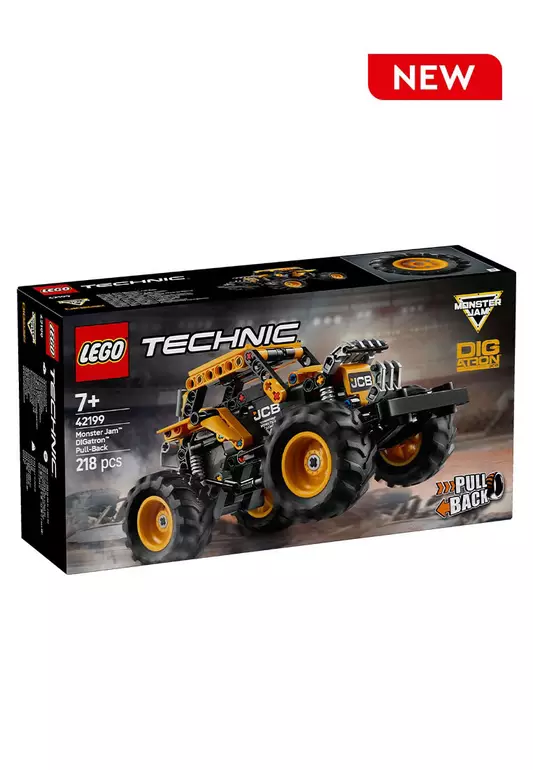 Technic 42199 Monster Jam™ DIGatron™ Pull-Back, Age 7+, Building Blocks, 2025 (218pcs)
