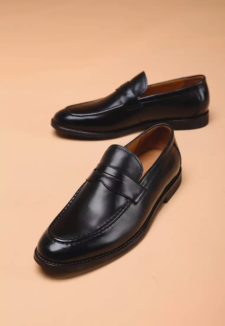 Grain Leather Penny loafers MK5050-1