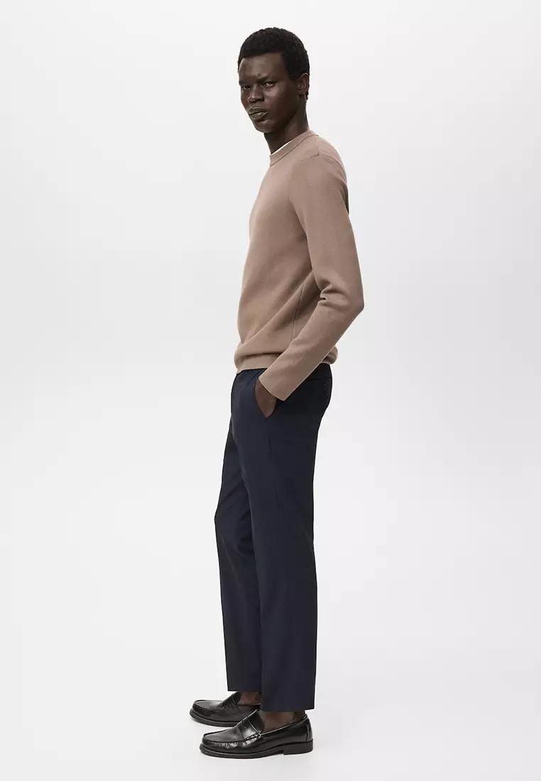Bologna Slim-Fit Comfort-Stretch Trousers