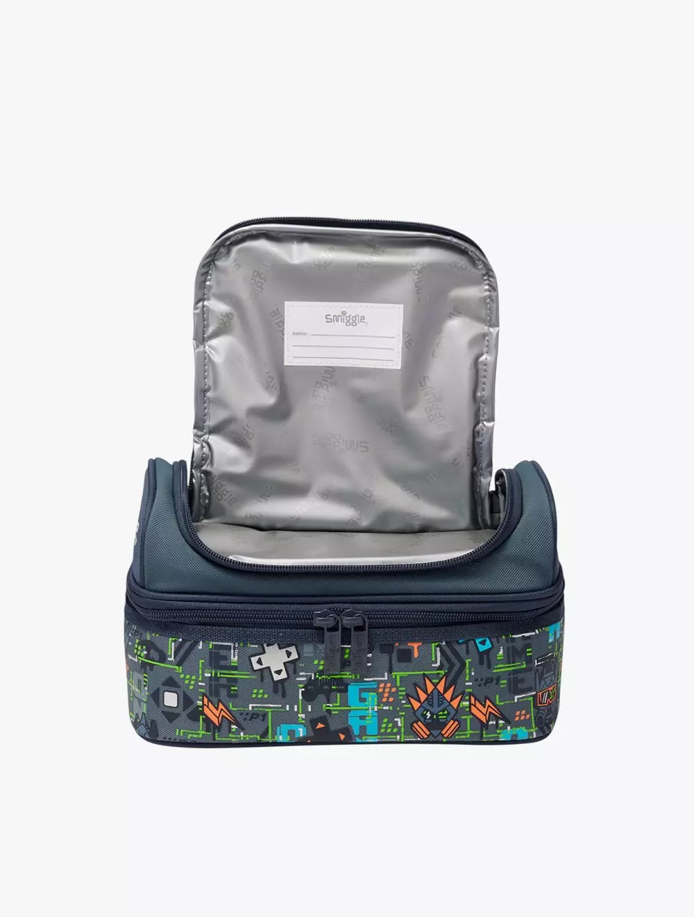 Smiggle Trailblazer Double Decker Lunchbox - IGL457020GRY