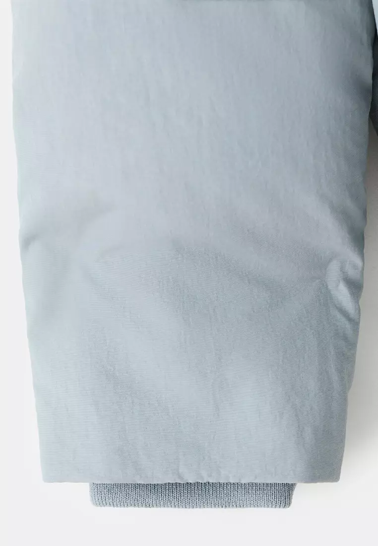 Anorak with Shearling-Effect Hood