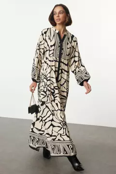Beige Black
