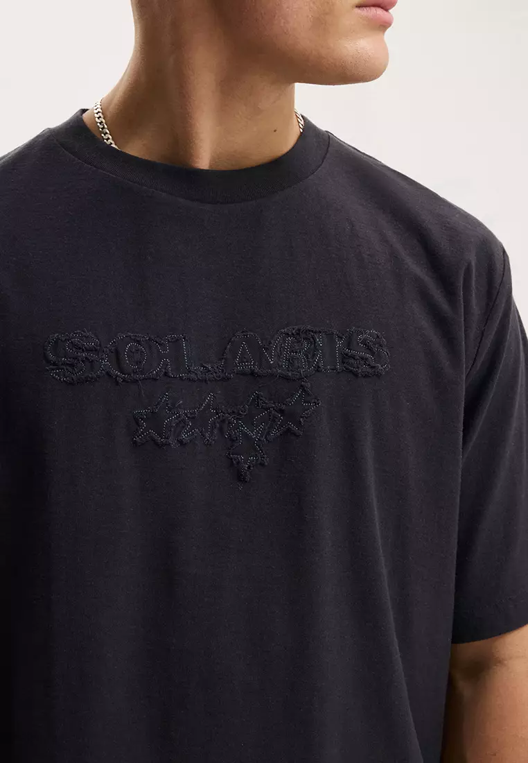 Cropped Fit Graphic T-Shirt