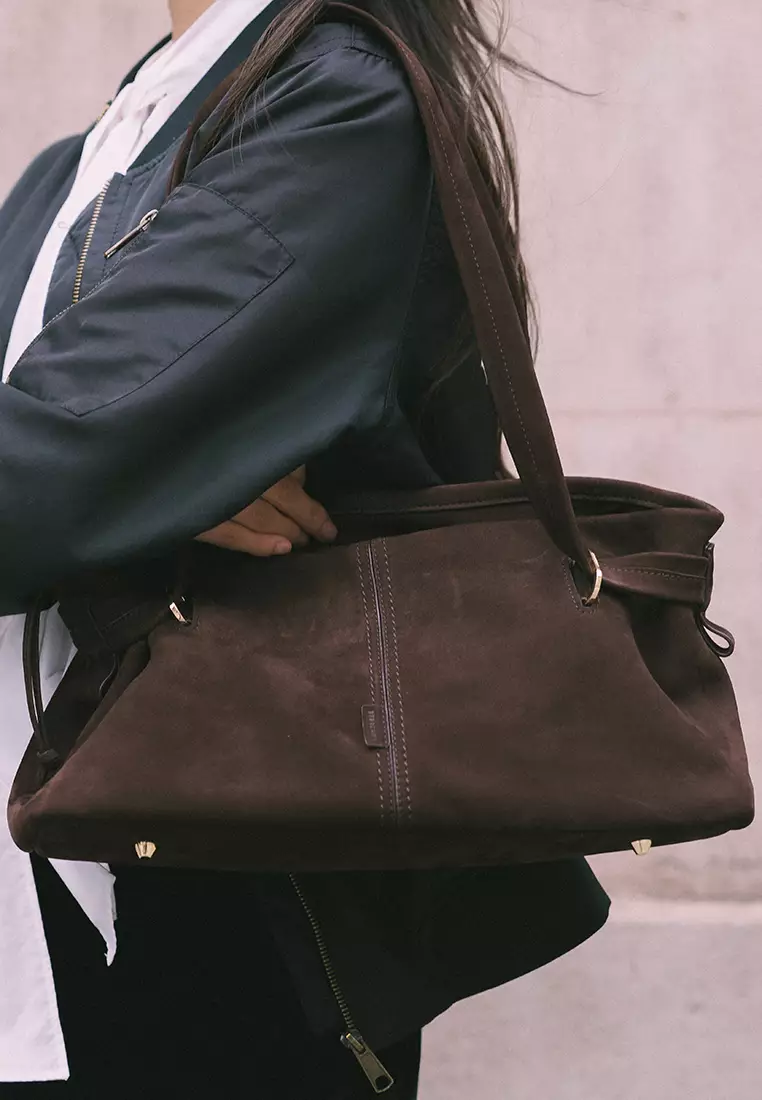 Empiricism Baguette 單肩袋 - 焦糖