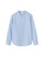 MANGO KIDS blue Cotton Linen-Blend Shirt 6BFBCKA22078D5GS_1