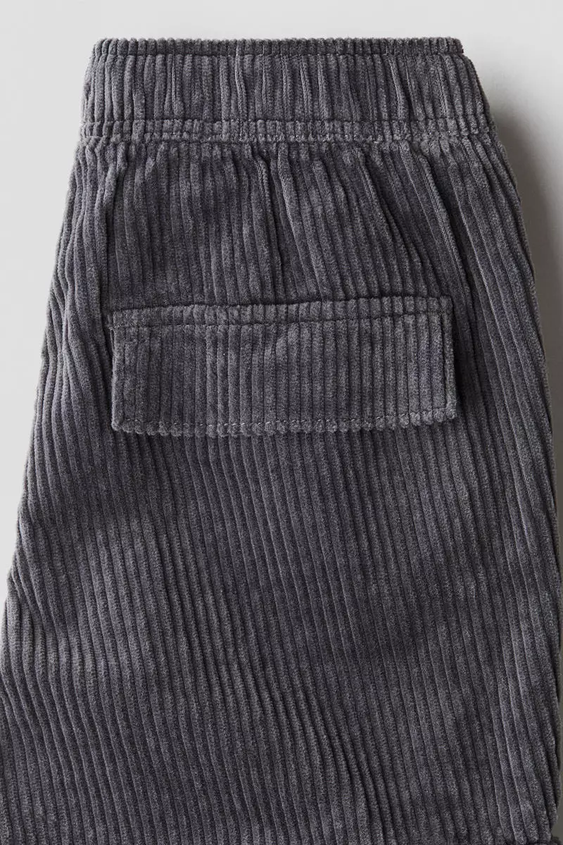 Corduroy cargo joggers