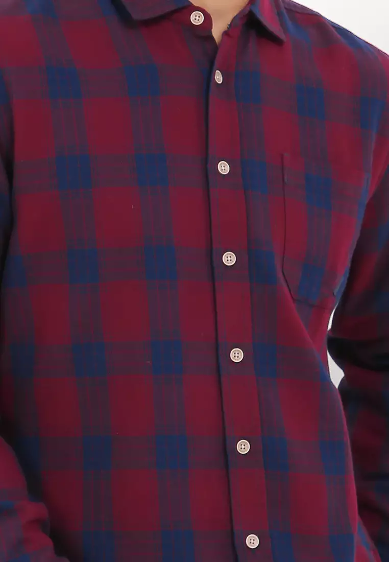 Kemeja Kotak Lengan Panjang - Siswanto Shirts