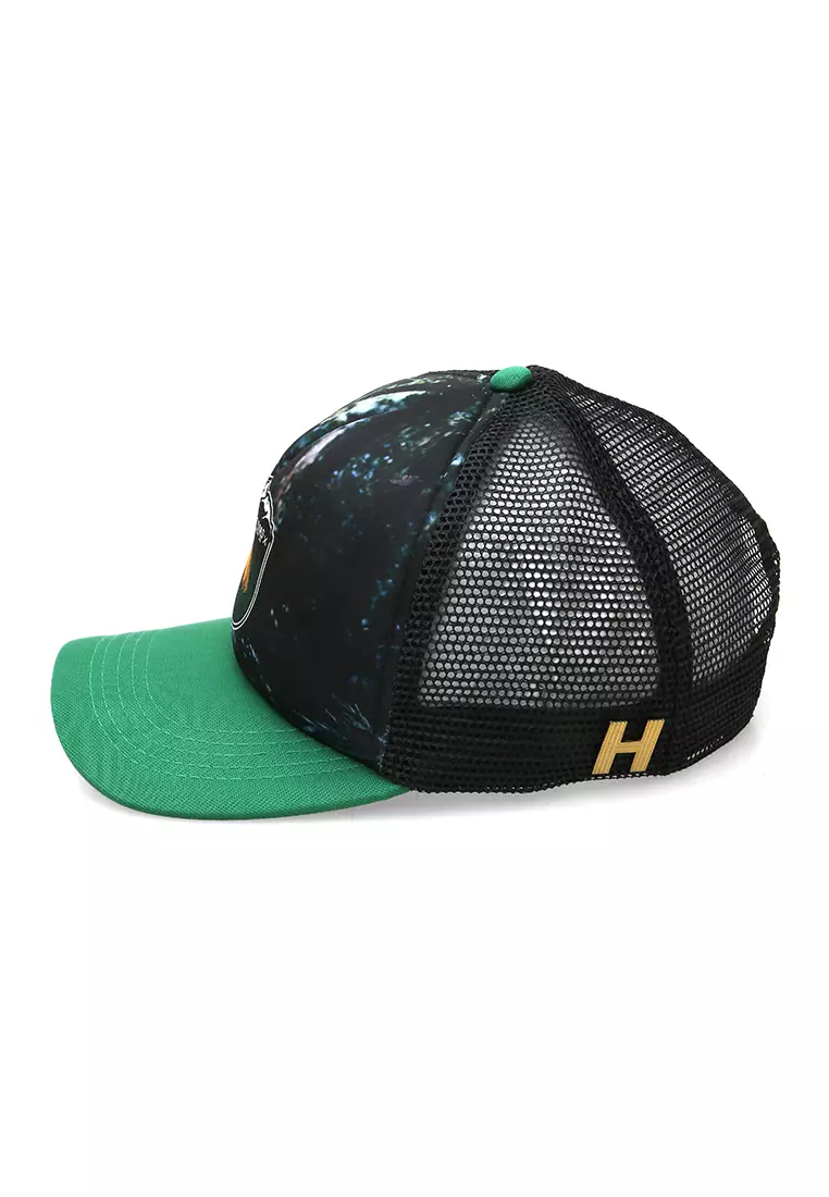 Jahari Topi Baseball Pria Wanita Adjustable Strap Trucker Caps Desain Jaring Pecinta Alam Material Polyester ORIGINAL - Green