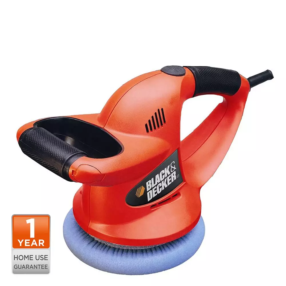 Black Decker Polisher Mesin Poles Mobil Random Orbital 152mm KP600 B1