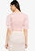 MISSGUIDED pink Ditsy Puff Sleeves Shirred Crop Top 321F5AAE7B0E40GS_2