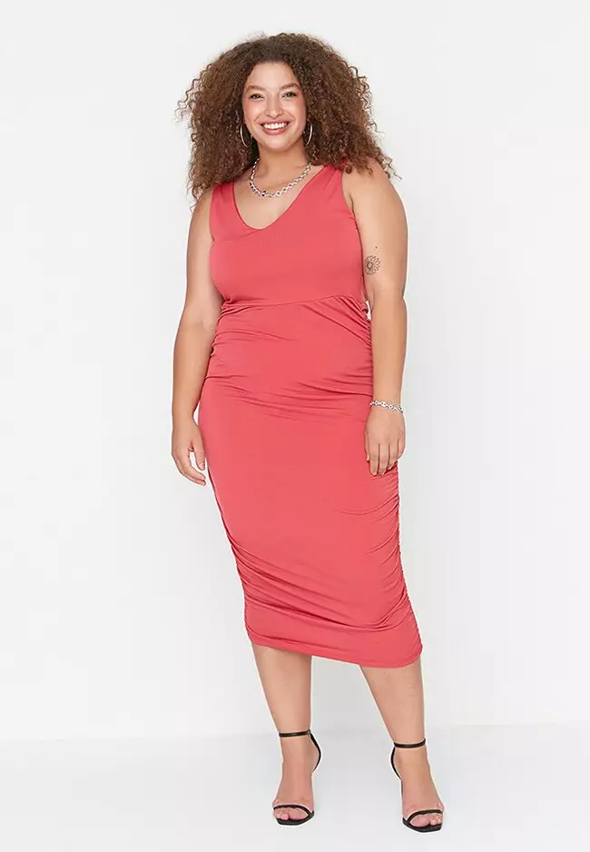 midi tank dress plus size