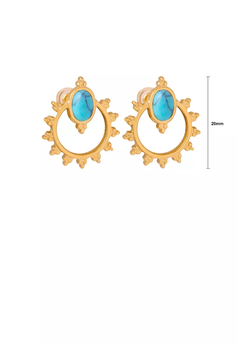 Buy Glamorousky Fashion and Personalized Plated Gold 316L