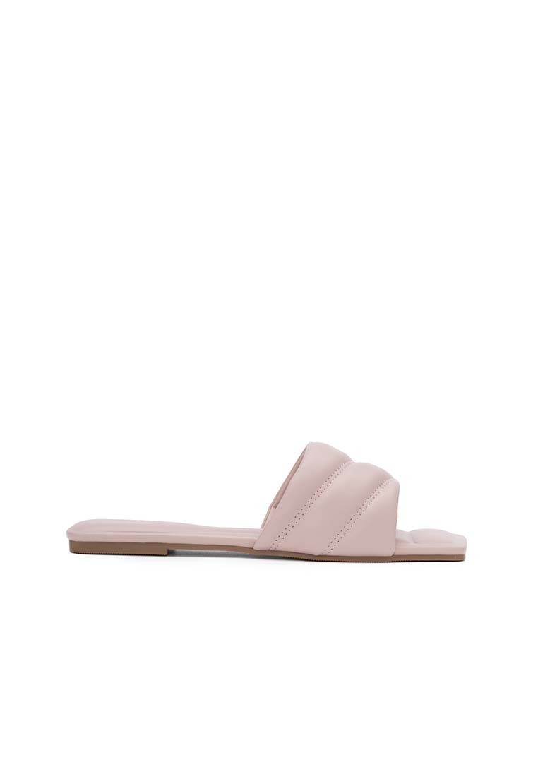 PADDED WITH STICHING FLAT SLIDE