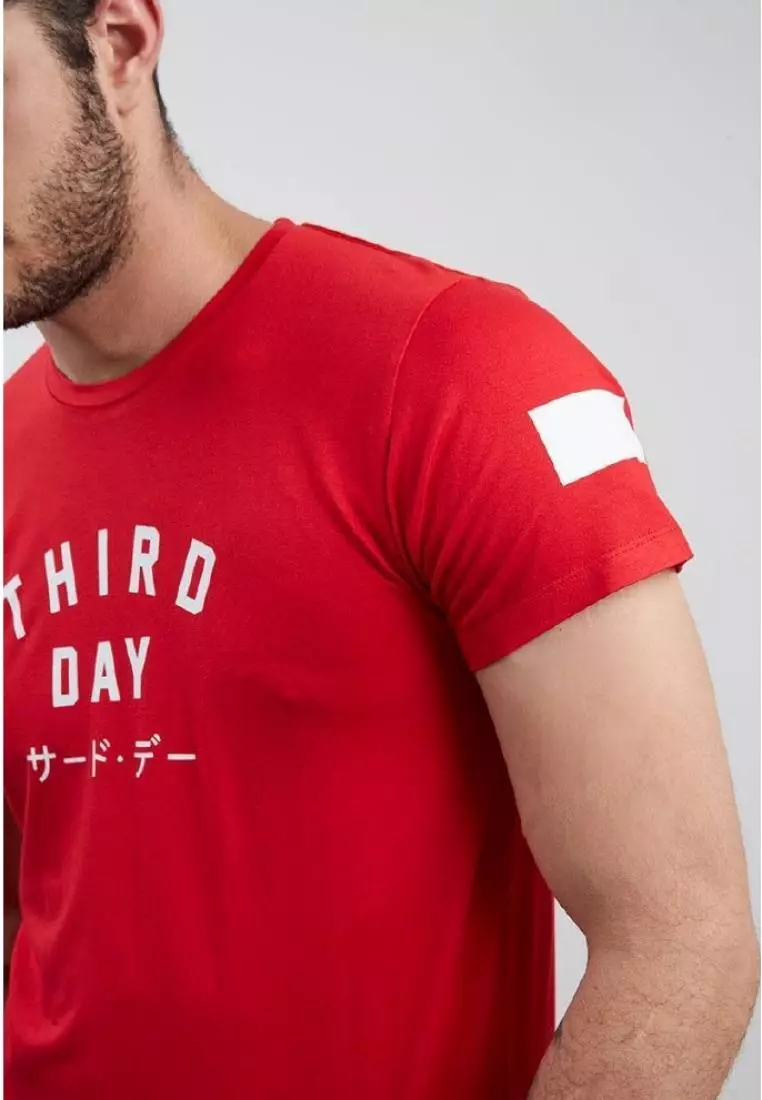 MT669M s/s td simple maroon menXS