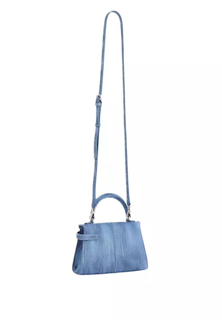 Elise Top Handle Bag - Blue