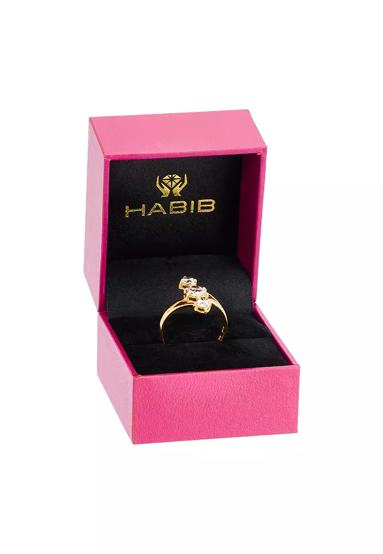 HABIB 916/22K Yellow and White Gold Ring 6200127YW