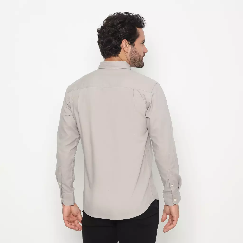 AMK Kemeja Pria Lengan Panjang SHS ANDREW l/S Grey