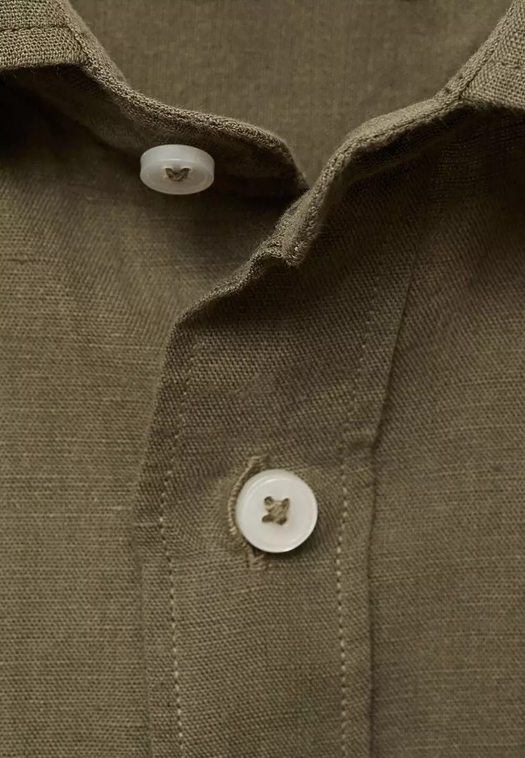 Classic-Fit Linen Shirt