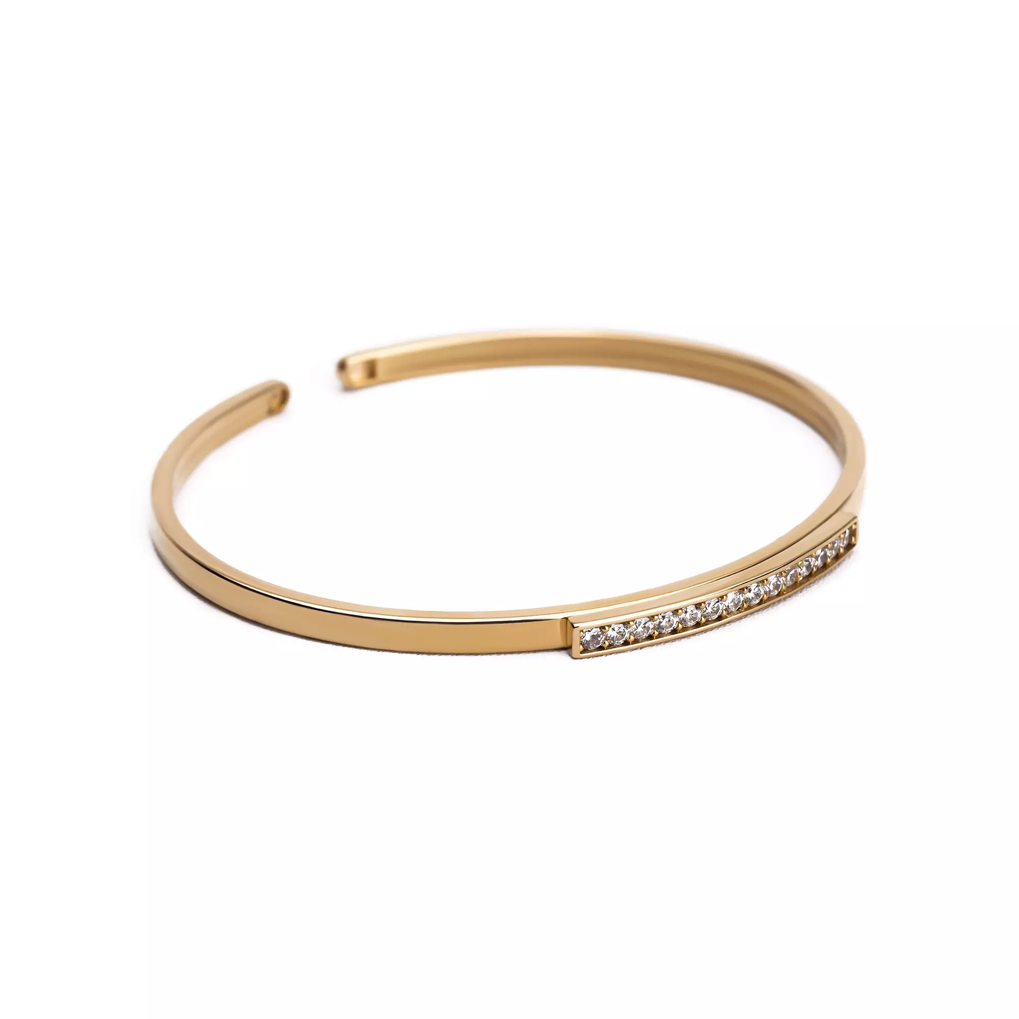 Gelang Emas 7k - Lui Gold Bangle - Luxxe 01 Collection - Juene Jewelry