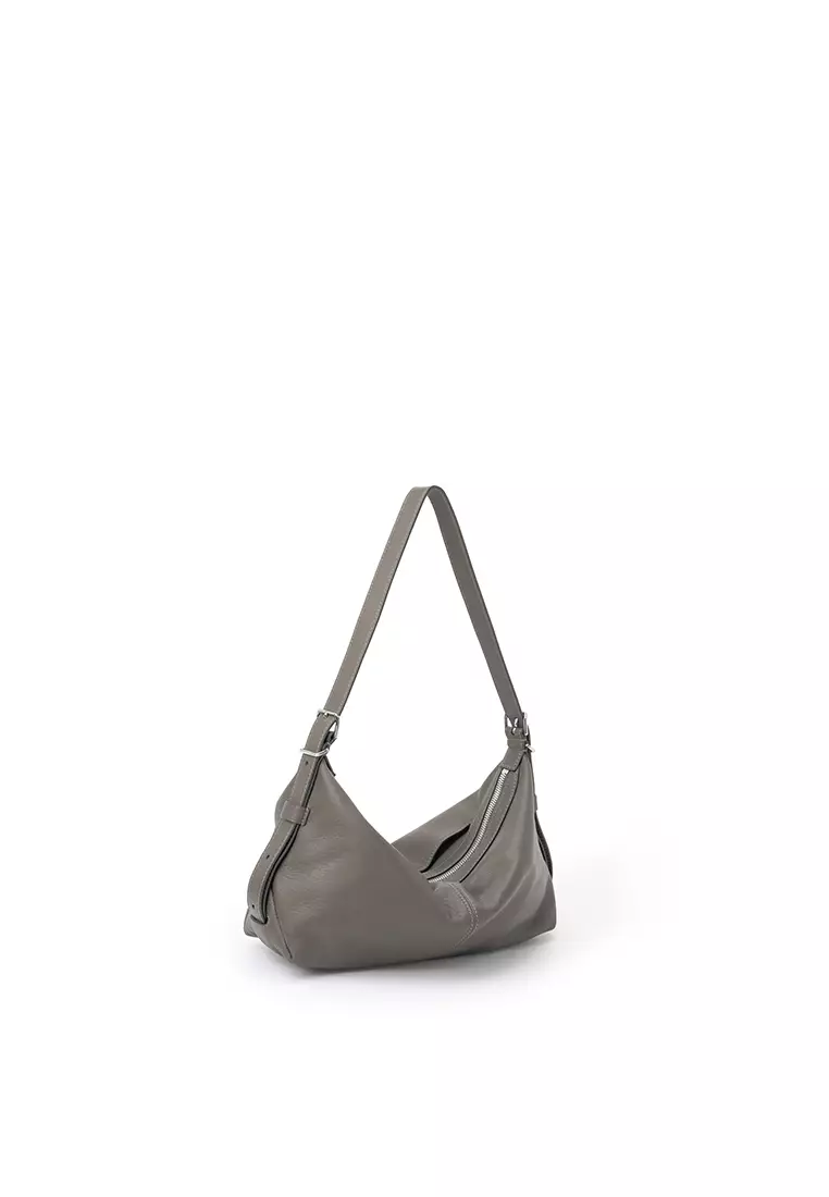 ALLEGRA Demi Hobo Bag - Dark Almond