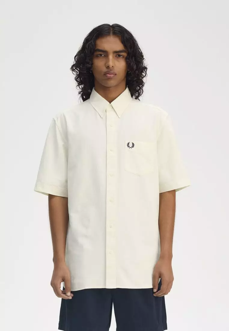 FRED PERRY Short Sleeve Shirt - F8684 Fred Perry Oxford Short