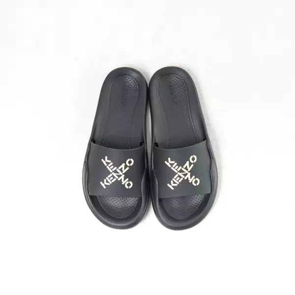 Sandal KENZO CROSS WHITE BLACK SLIDE 100% ORIGINAL