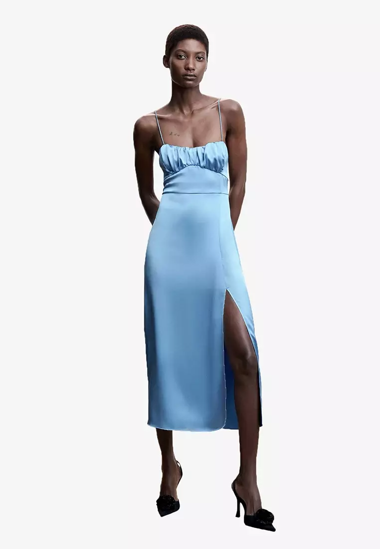 Buy Mango Satin Camisole Dress 2024 Online