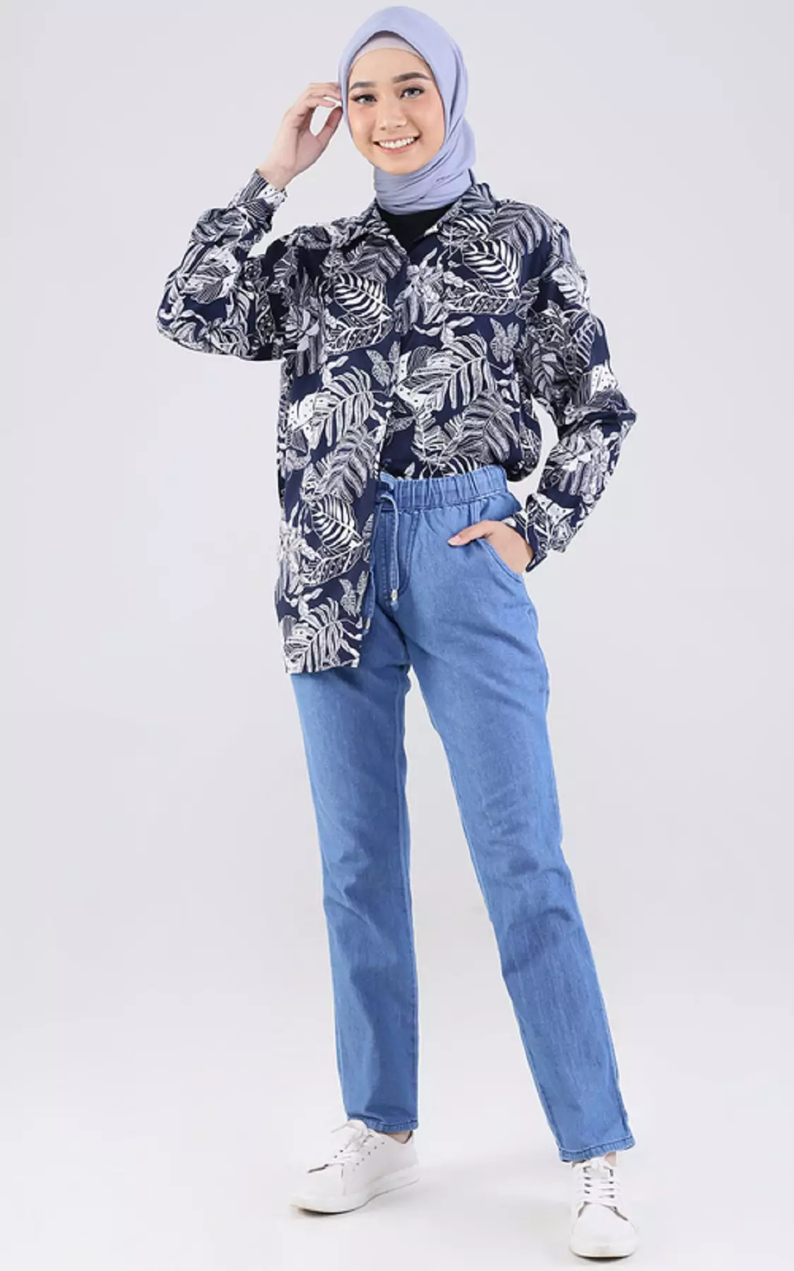 Denim Daily Pants - Biru Muda