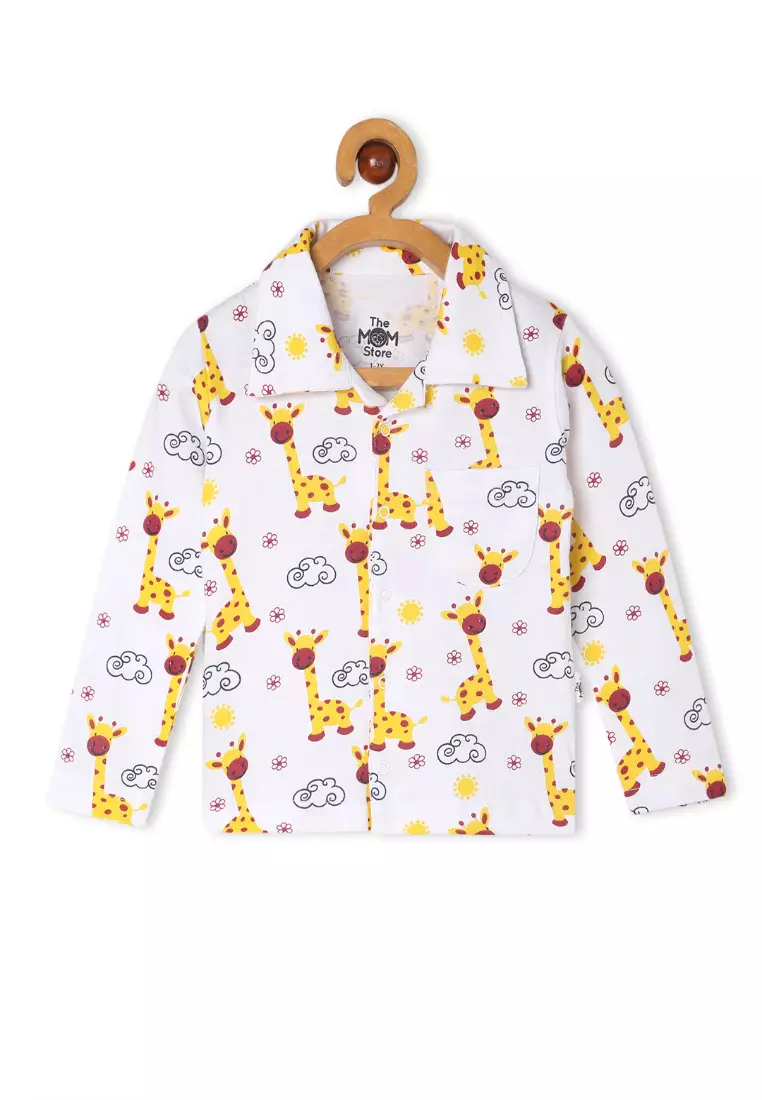 Baby And Kids Pajama Nightsuit Set - Tall as a Giraffe