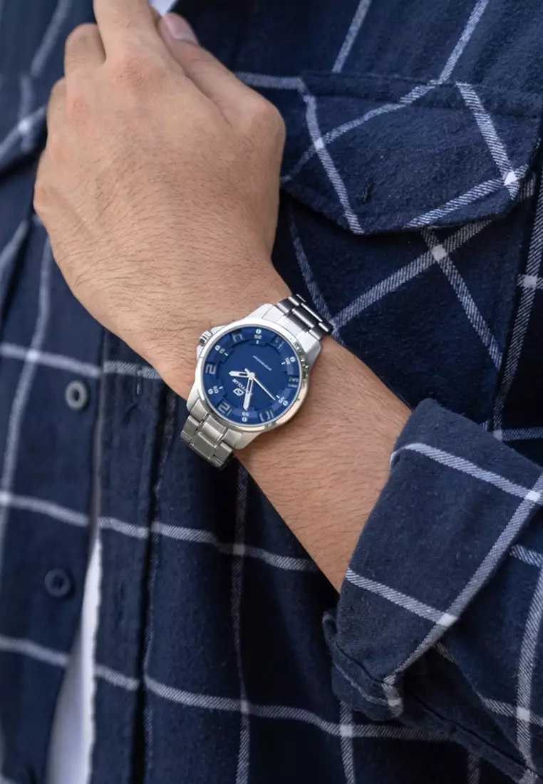 Navy Club Jam Tangan Pria Moreno- Stainless Steel Strap