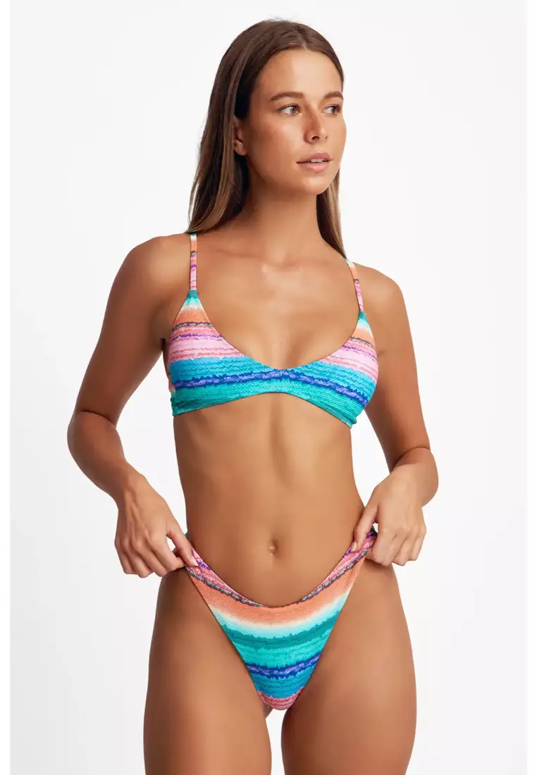 Mila Deep Scoop Neck Bikini Top / Mermaid Tale