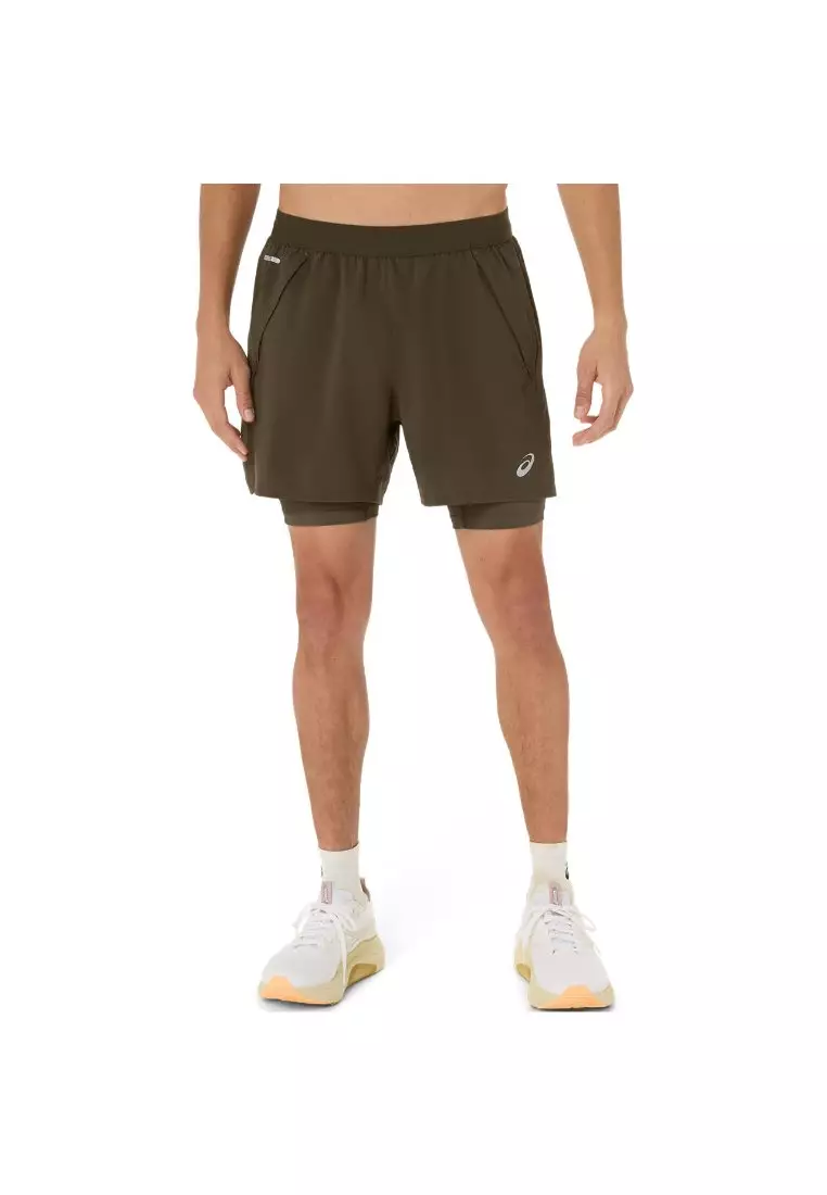 Buy ASICS Men ROAD 2-N-1 5IN SHORT 2026 Online | ZALORA