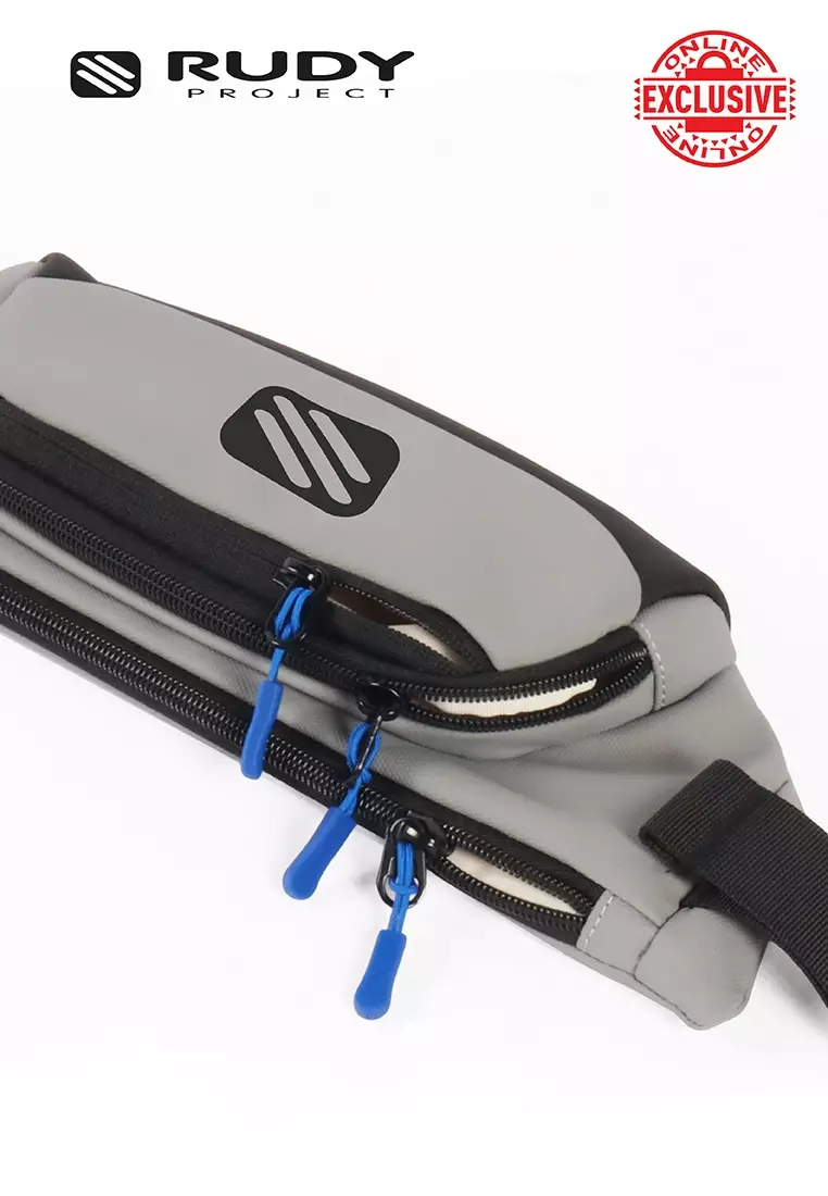 Fabio Belt Bag – Grey | Compact Sports Waist Bag