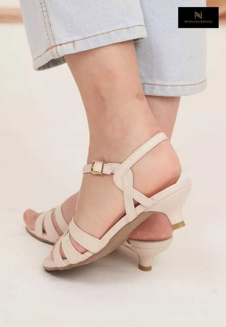 Nicholas Edison Heel Cherry Cream