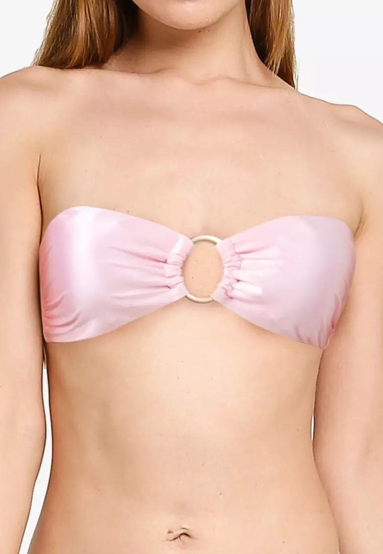 Strapless Ring Bandeau Bikini Top
