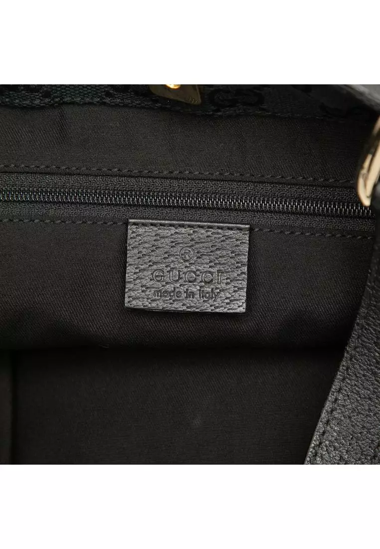 Pre-Loved Gucci Leather Abbey D Ring Tote
