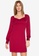 ZALORA BASICS red Full Length Puff Sleeve Mini Dress DBC98AA94E4B65GS_1