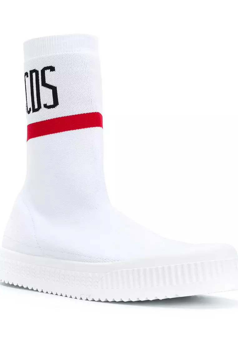 High Top Men's Sneakers in White