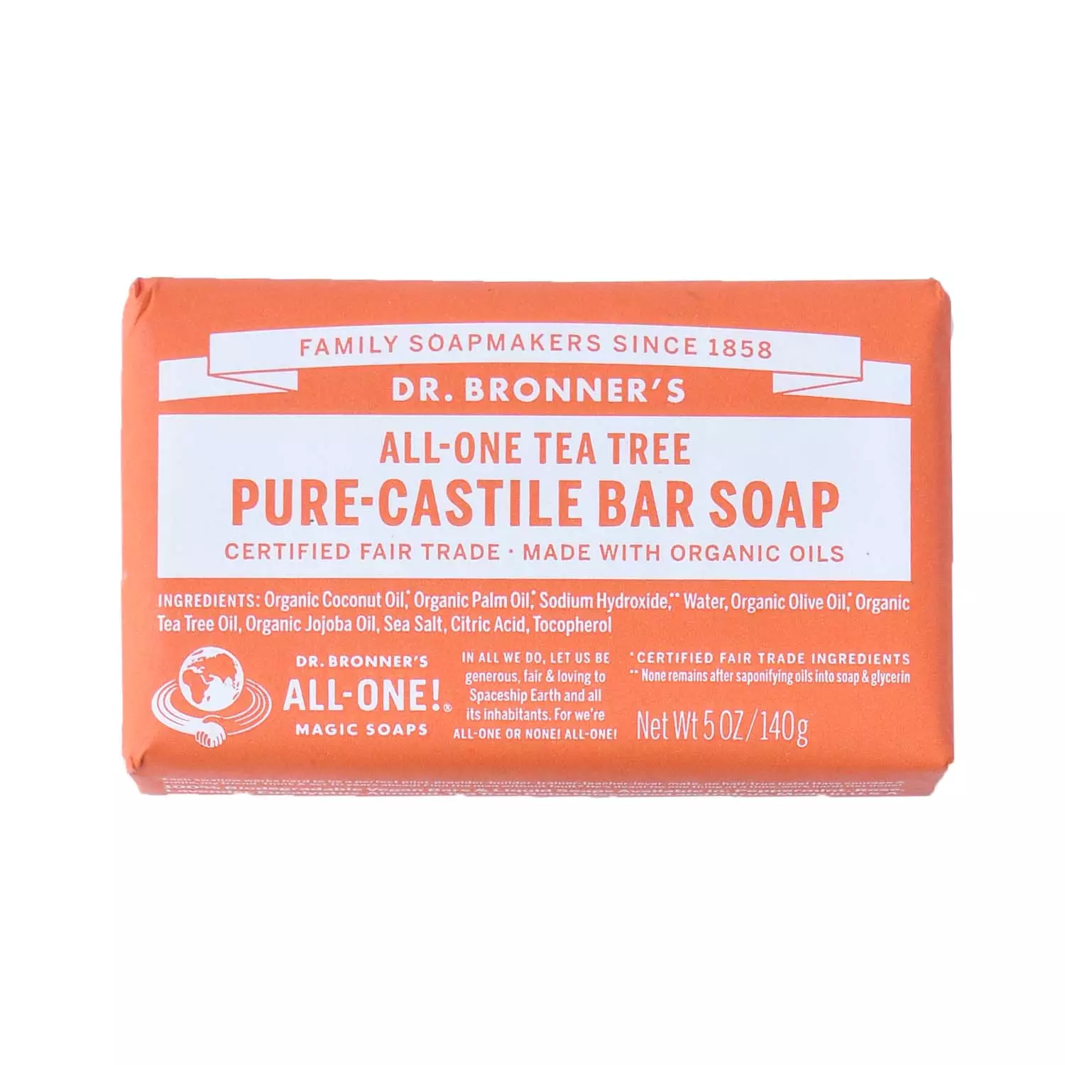 Jual Dr Bronners Dr. Bronners Tea Tree PureCastile Bar Soap Original