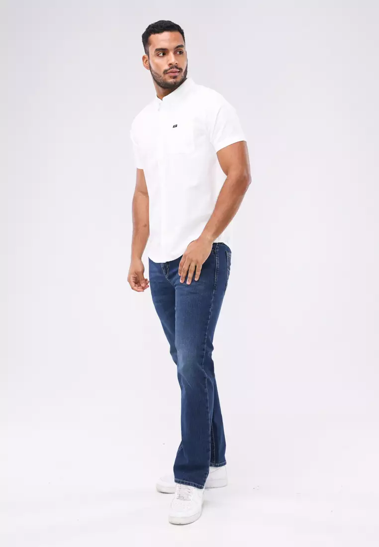 Woven Oxford Polo Short Sleeves