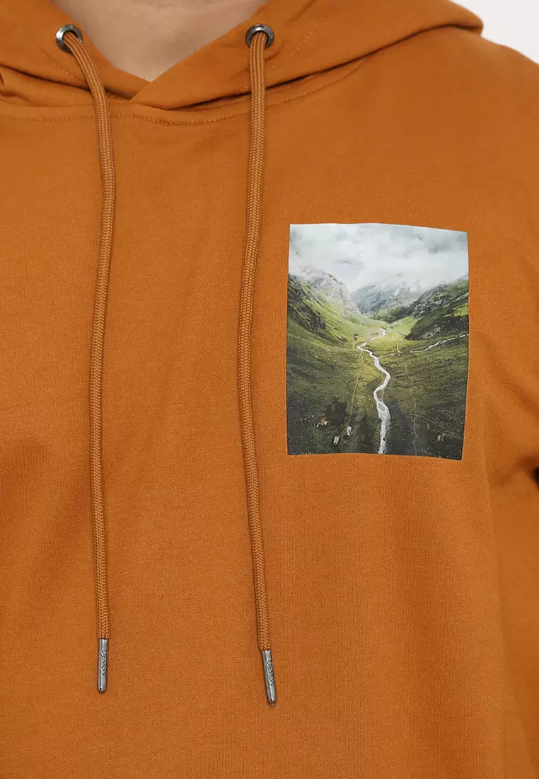 Sweat Shirt Hoodie "Mountain" Photoprint